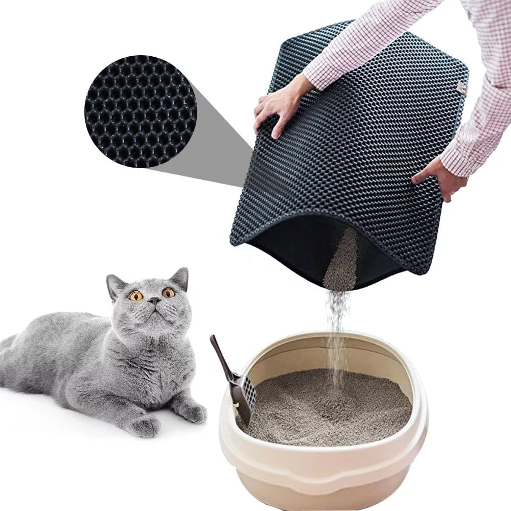 Cat Litter Trapping Mat, Waterproof Kitty Litter Trapper Pad -16"-20"-